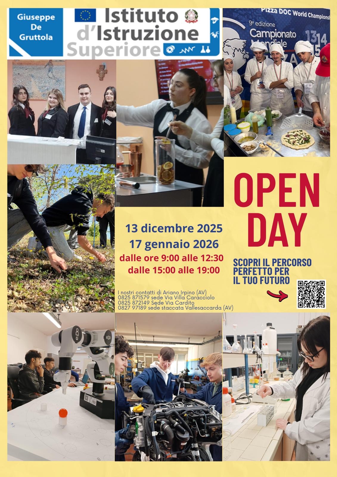 Open Day (sabato 17 gennaio 2026): Scopri il percorso perfetto per il tuo futuro!